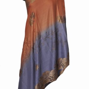 Ombre Lace stole with crystal stones