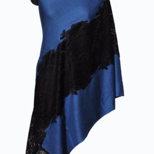 Black Lace Wool silk stole