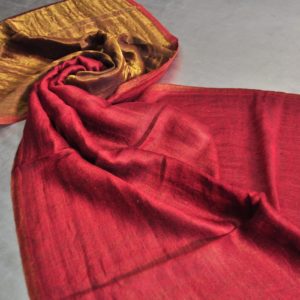 Fine wool Zari reversible stole